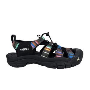Keen Newport H2 Hiker Sandals Raya Black Multi Color Water Shoes